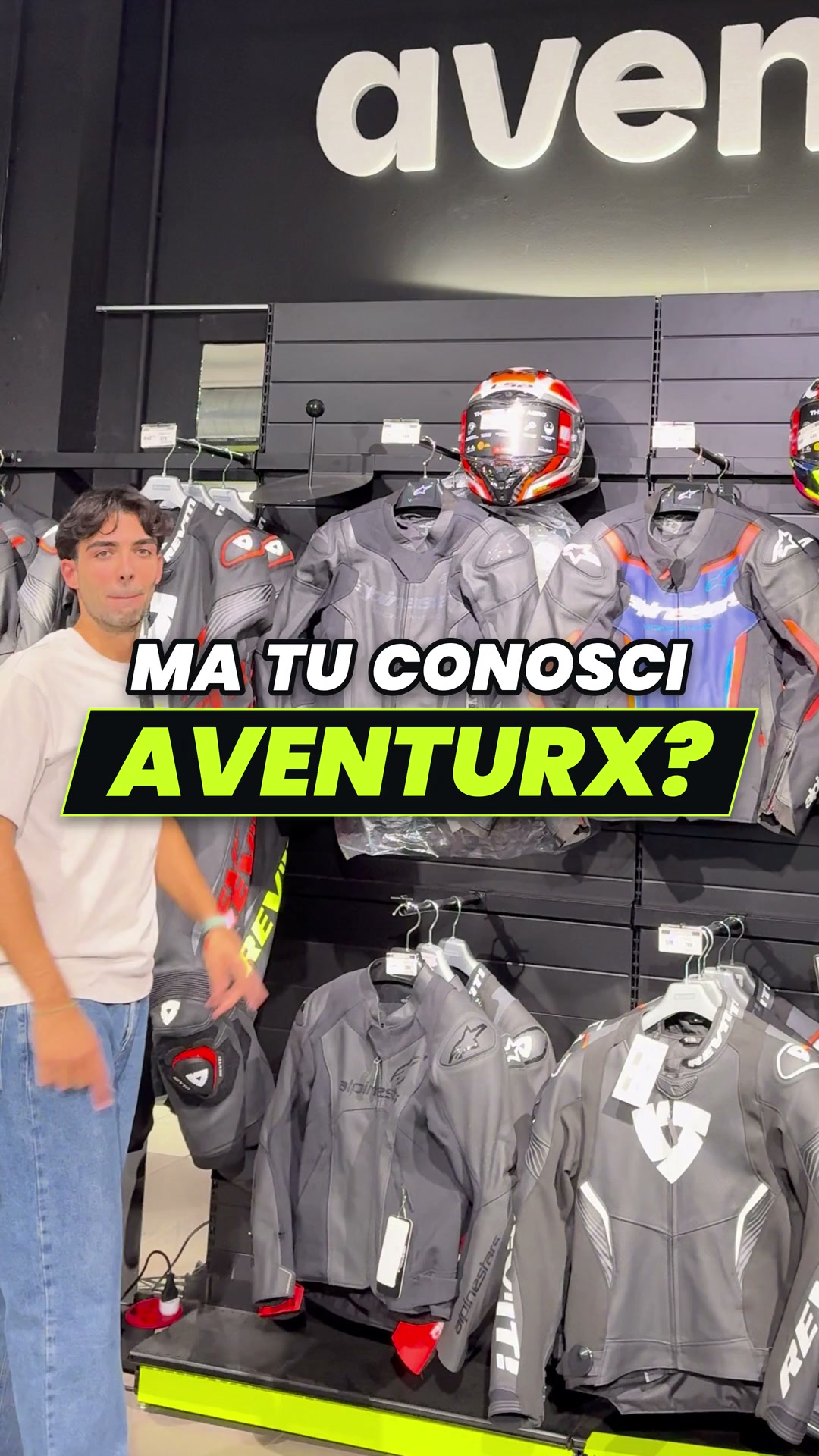 Aventurx Facebook ad: Vieni in Negozio