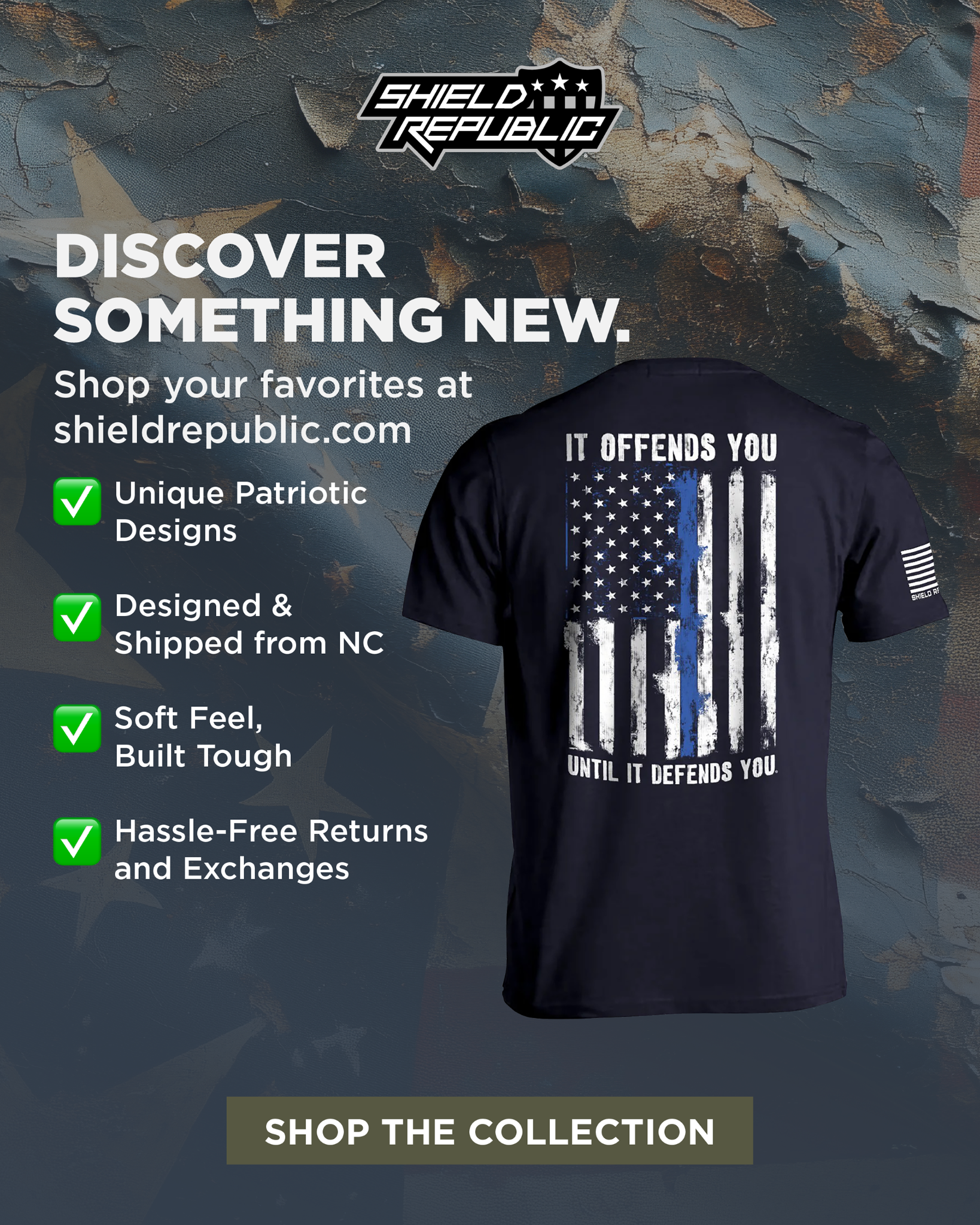 Shield Republic Facebook ad