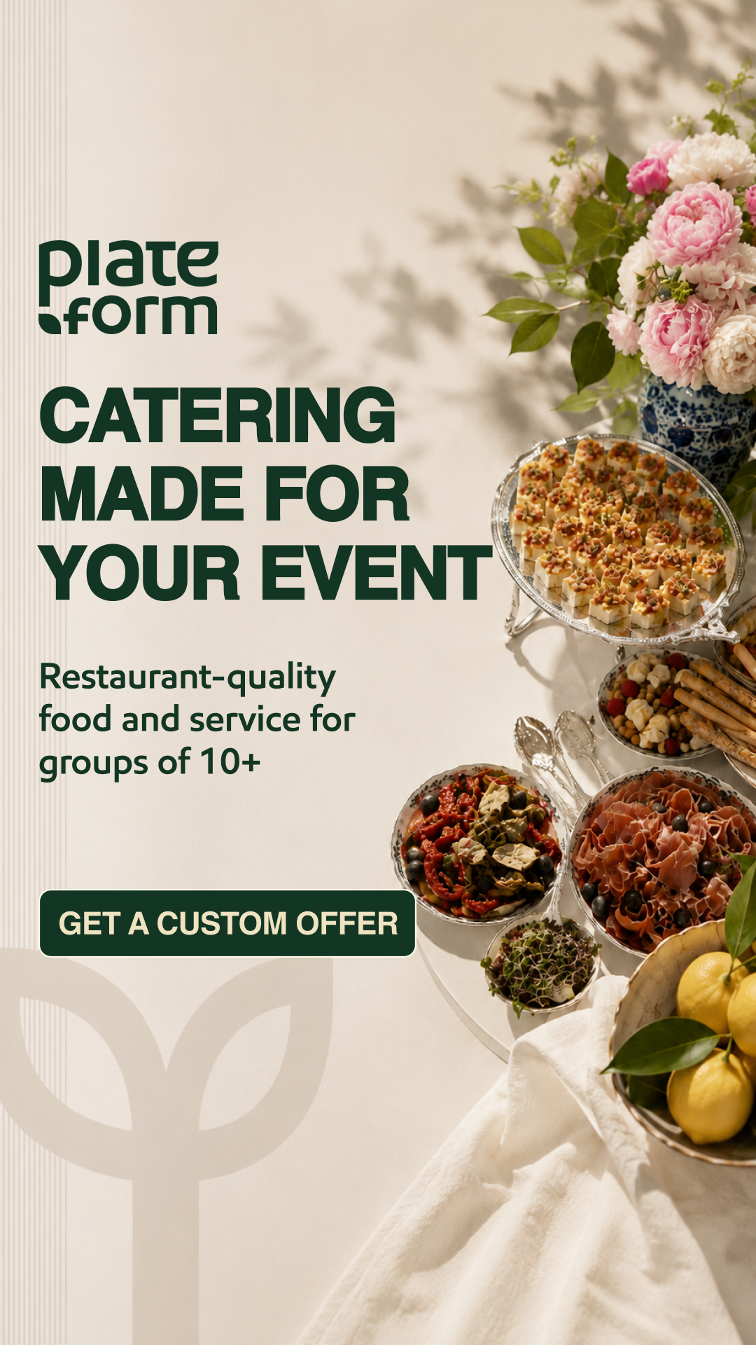 Plateform Facebook ad from Aug 10, 2026