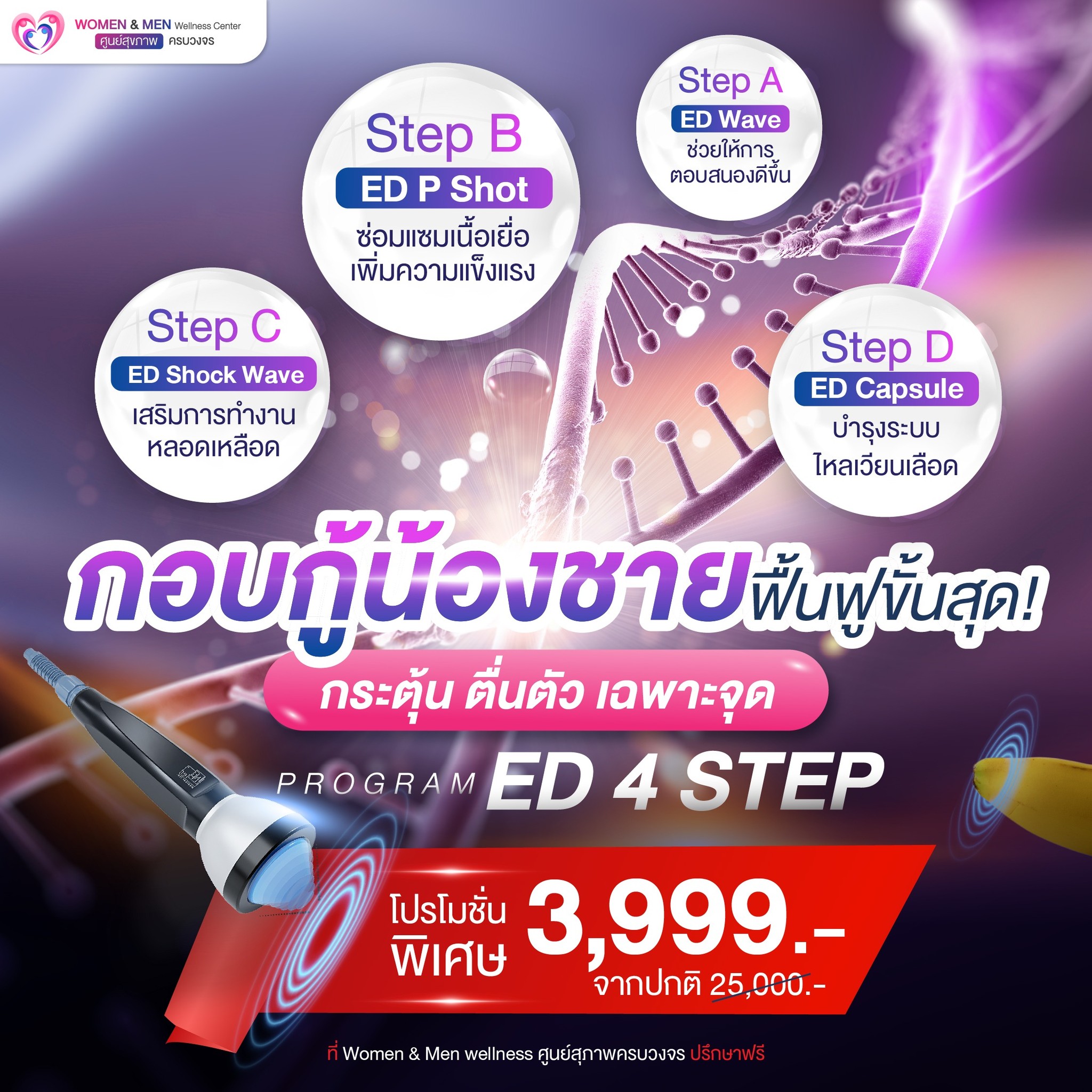 Women & Men wellness center ศูนย์สุขภาพครบวงจร Facebook ad