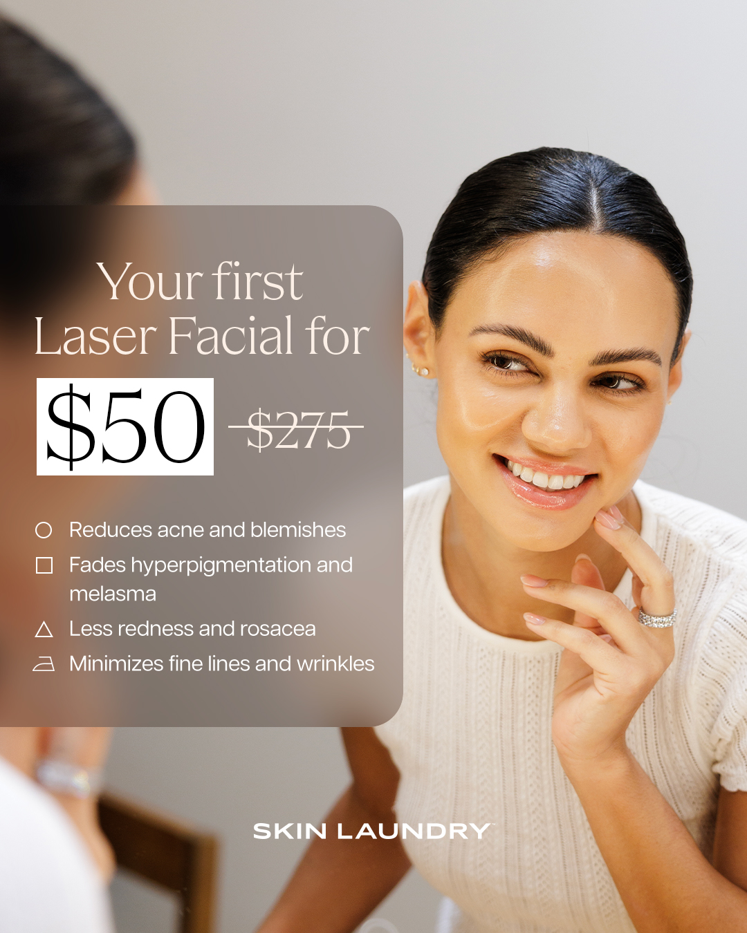 Skin Laundry Facebook ad