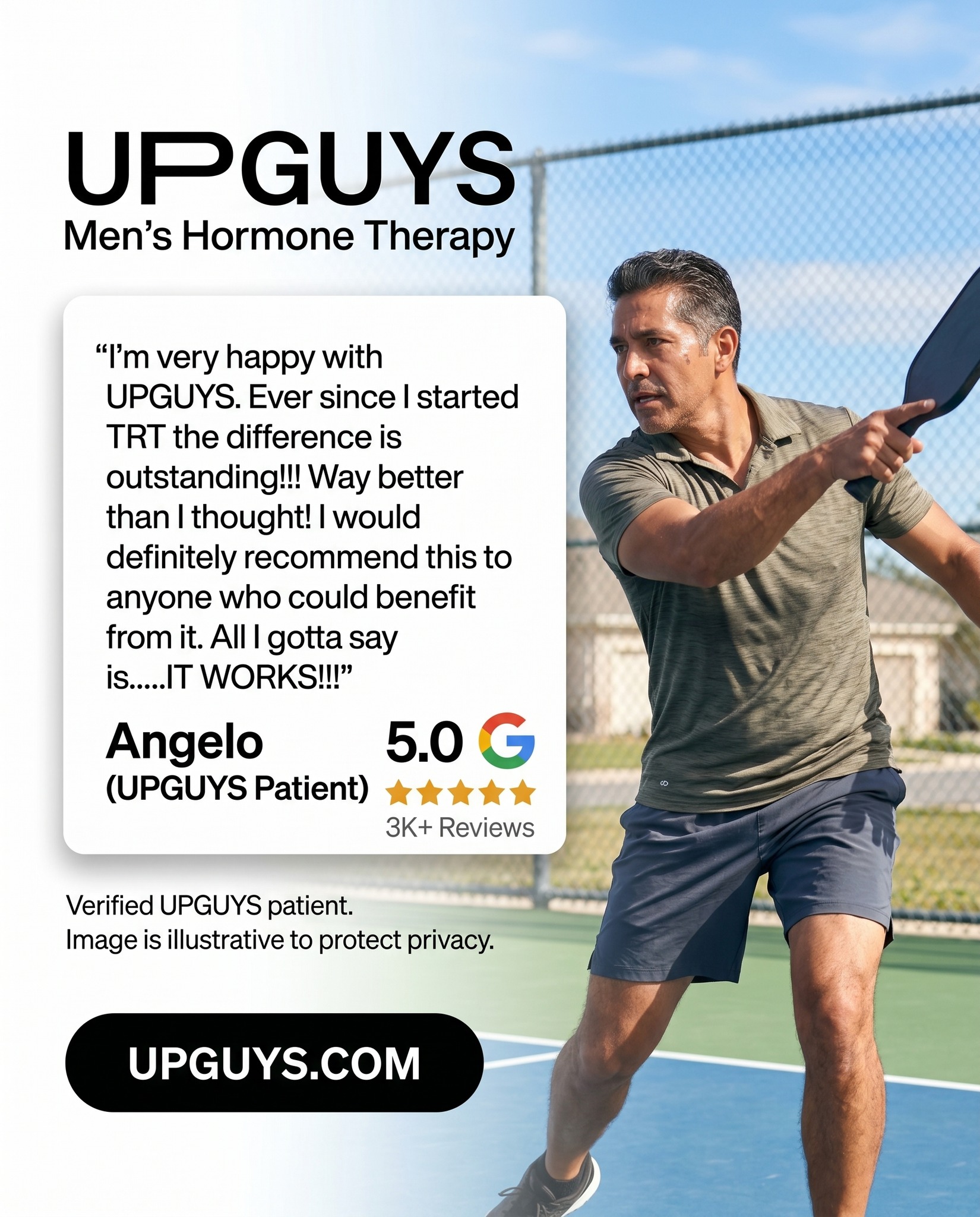 Upguyshealth Facebook ad