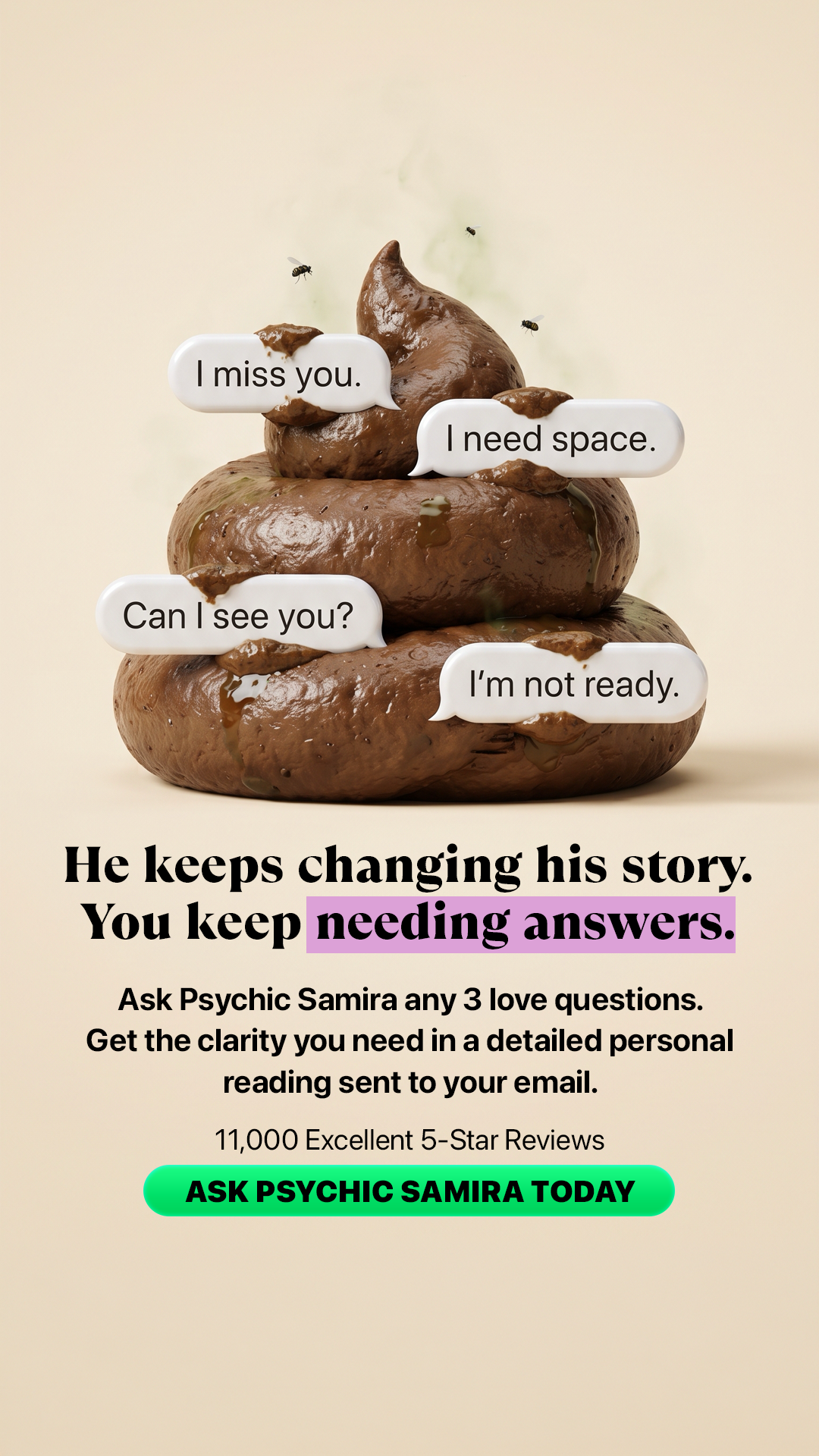 Psychic Samira Facebook ad