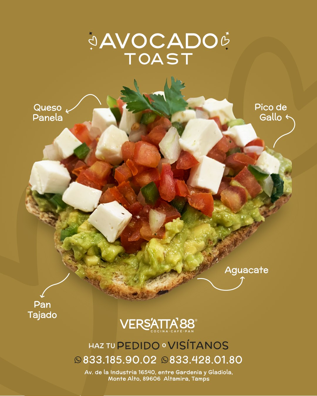Versatta 88 Restaurante, Cafetería,  Panadería Facebook ad