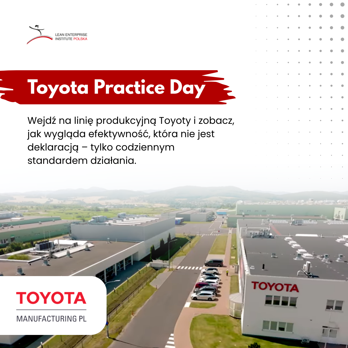 Lean Enterprise Institute Polska Facebook ad: Odwiedź fabrykę Toyoty