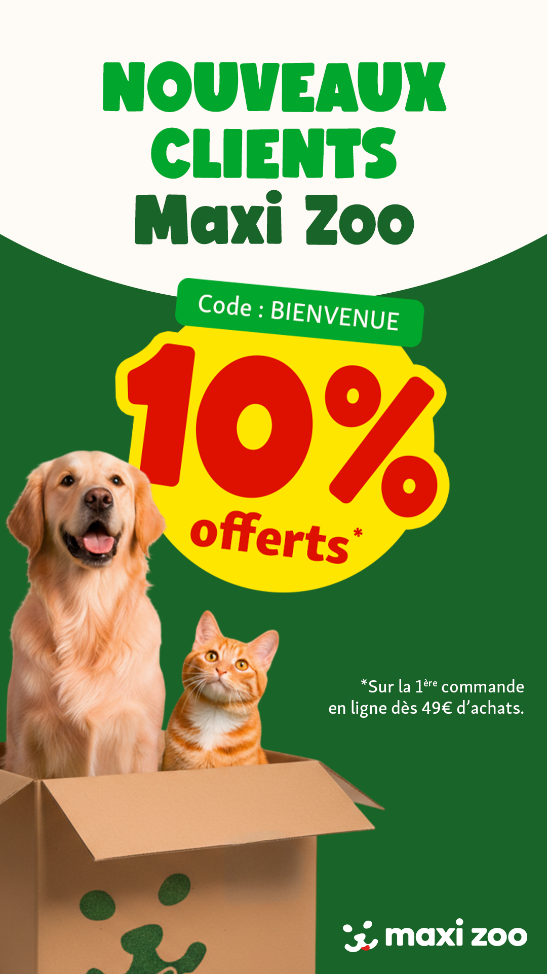 Maxi Zoo France Facebook ad