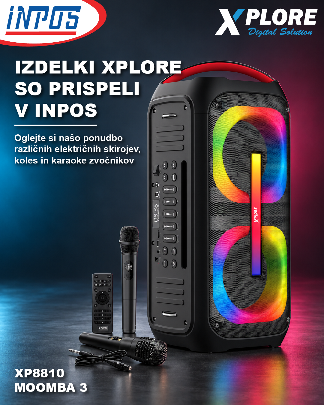 Xplore Slovenija Facebook ad: XPLORE XP8810 MOOMBA 3