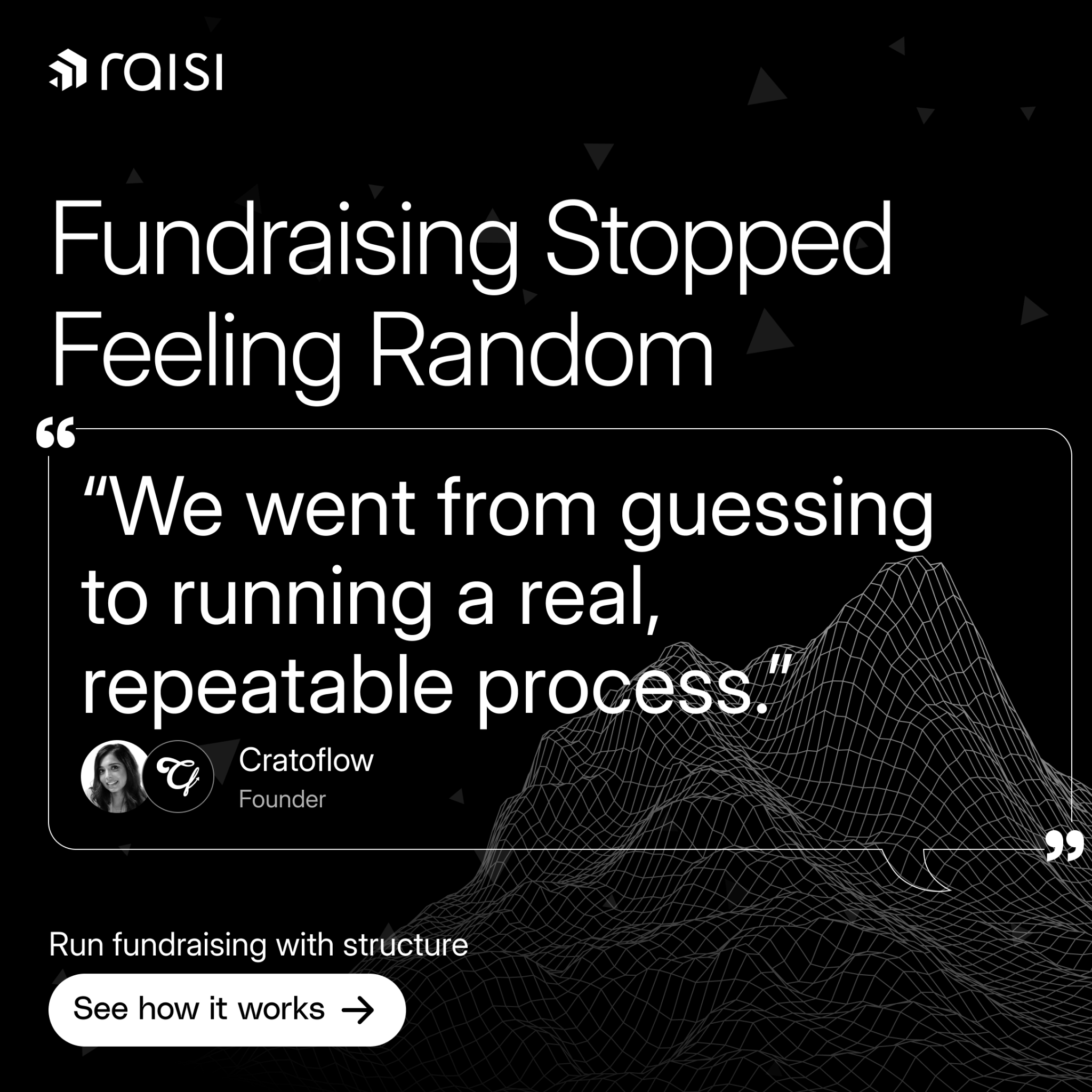 Raisi Facebook ad: Fundraising Superintelligence