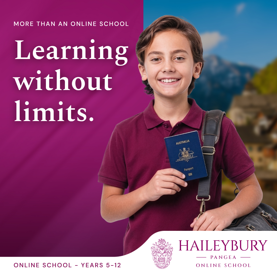 Haileybury Pangea Facebook ad