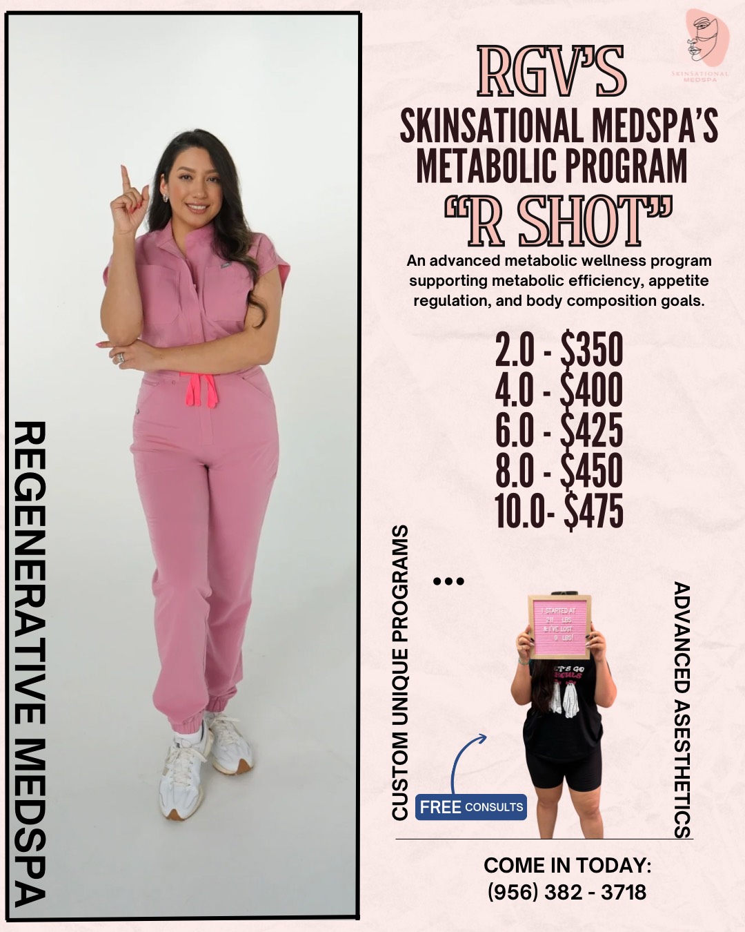 SkinSational Medspa Facebook ad: Appetite Control Made Simple
