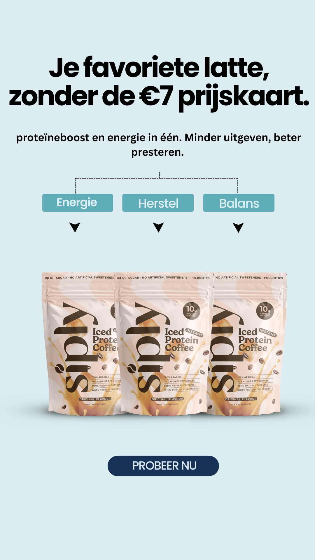 Siply Coffee Facebook ad: Krijg 15% extra korting met SIPLY15OFF