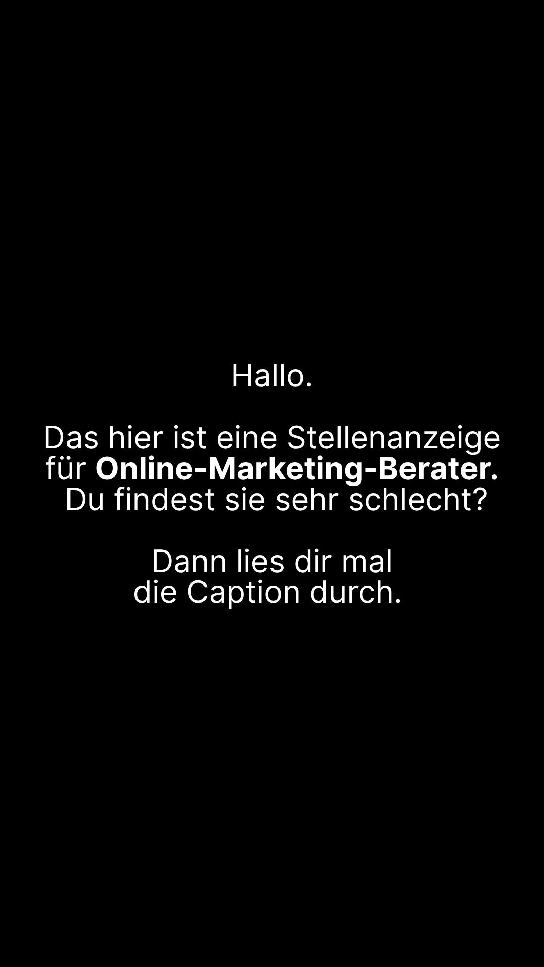 Mission Mittelstand Karriere Facebook ad from May 20, 2026
