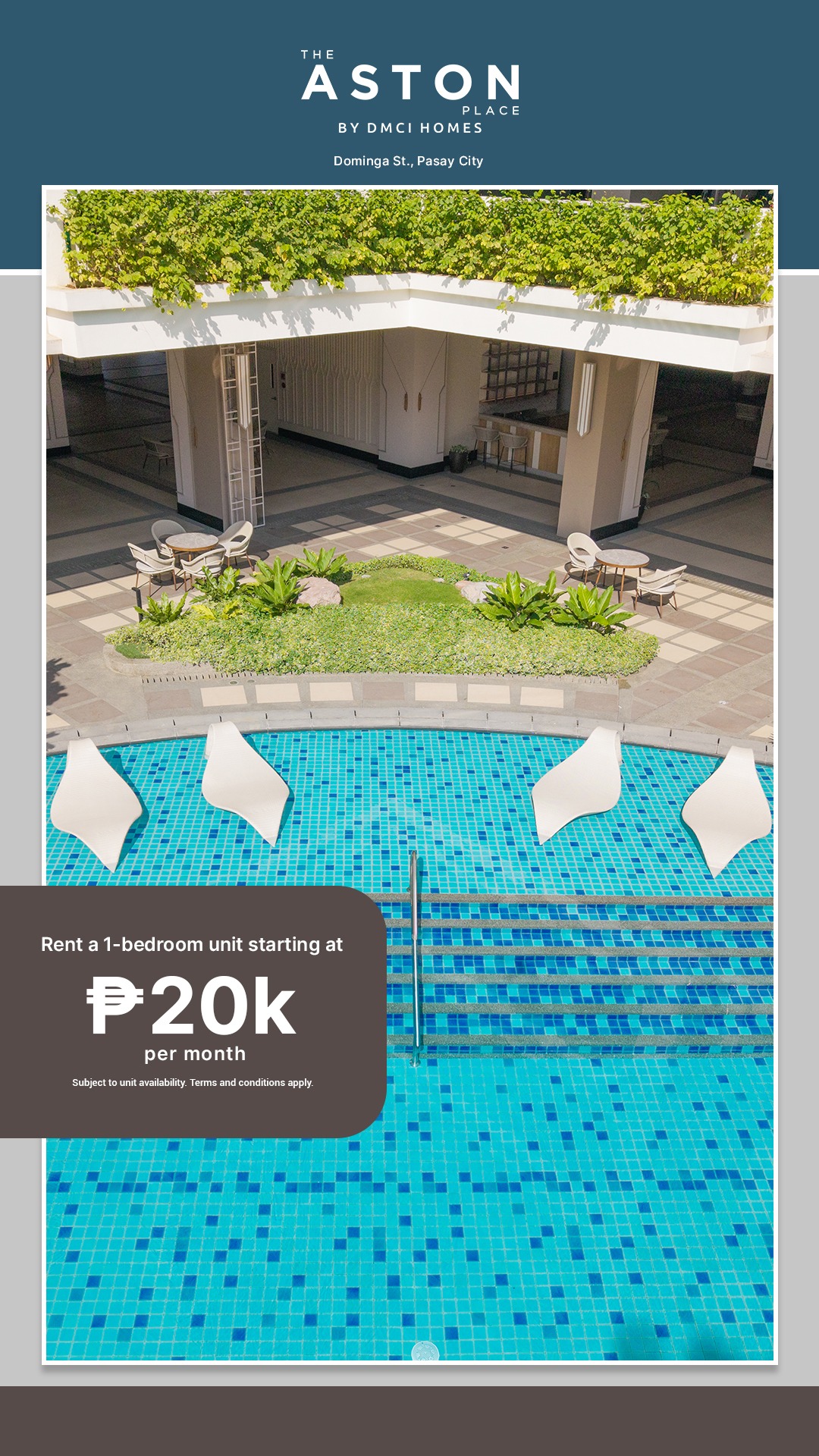 DMCI Homes Leasing Services Facebook ad from Feb 4, 2026