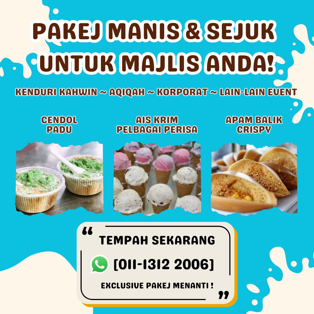Dessert Station by Sajian Beradik Facebook ad: Wedding Dessert Station 3IN1 by Sajian Beradik