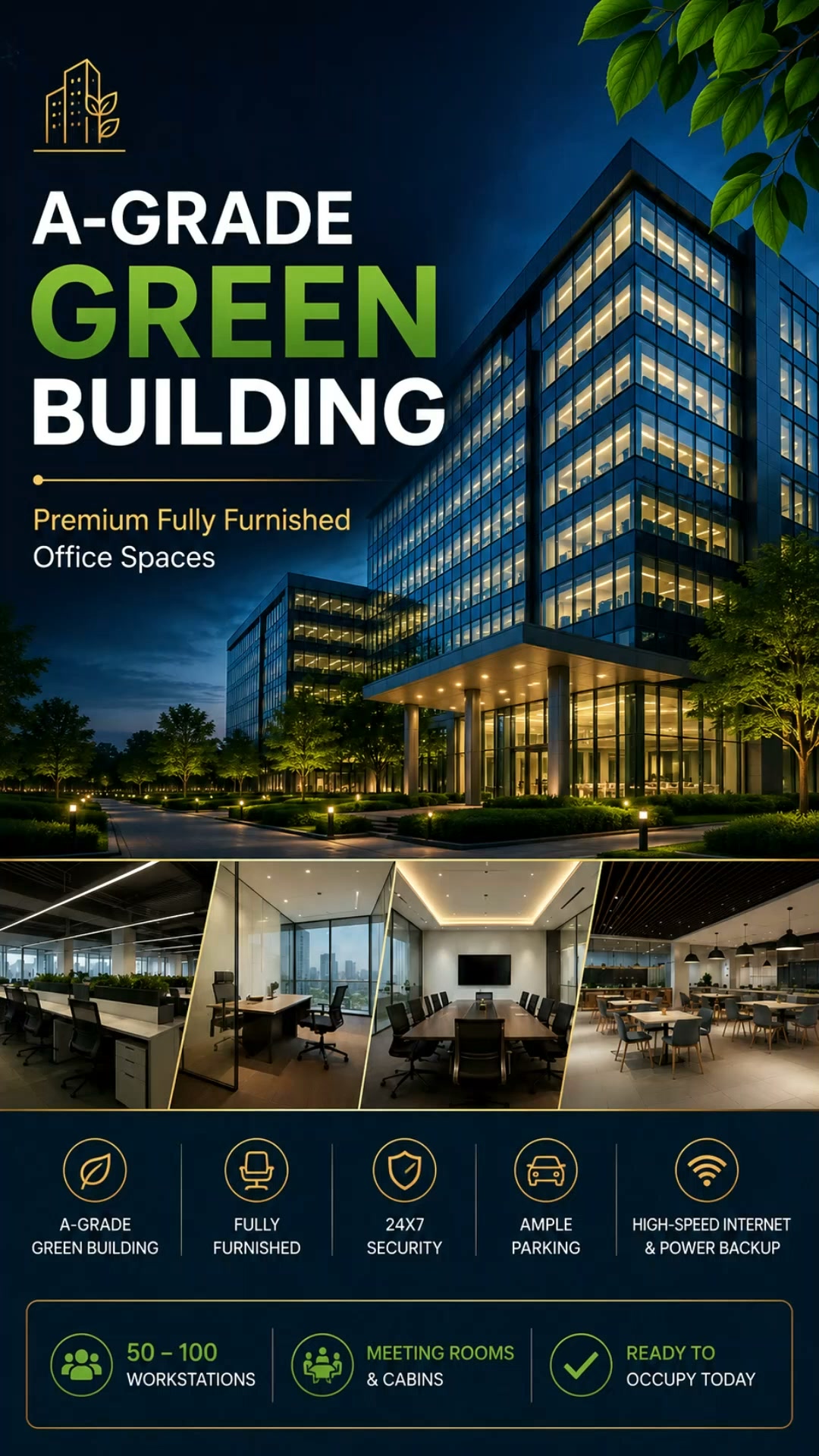 Office Space for Rent Facebook ad