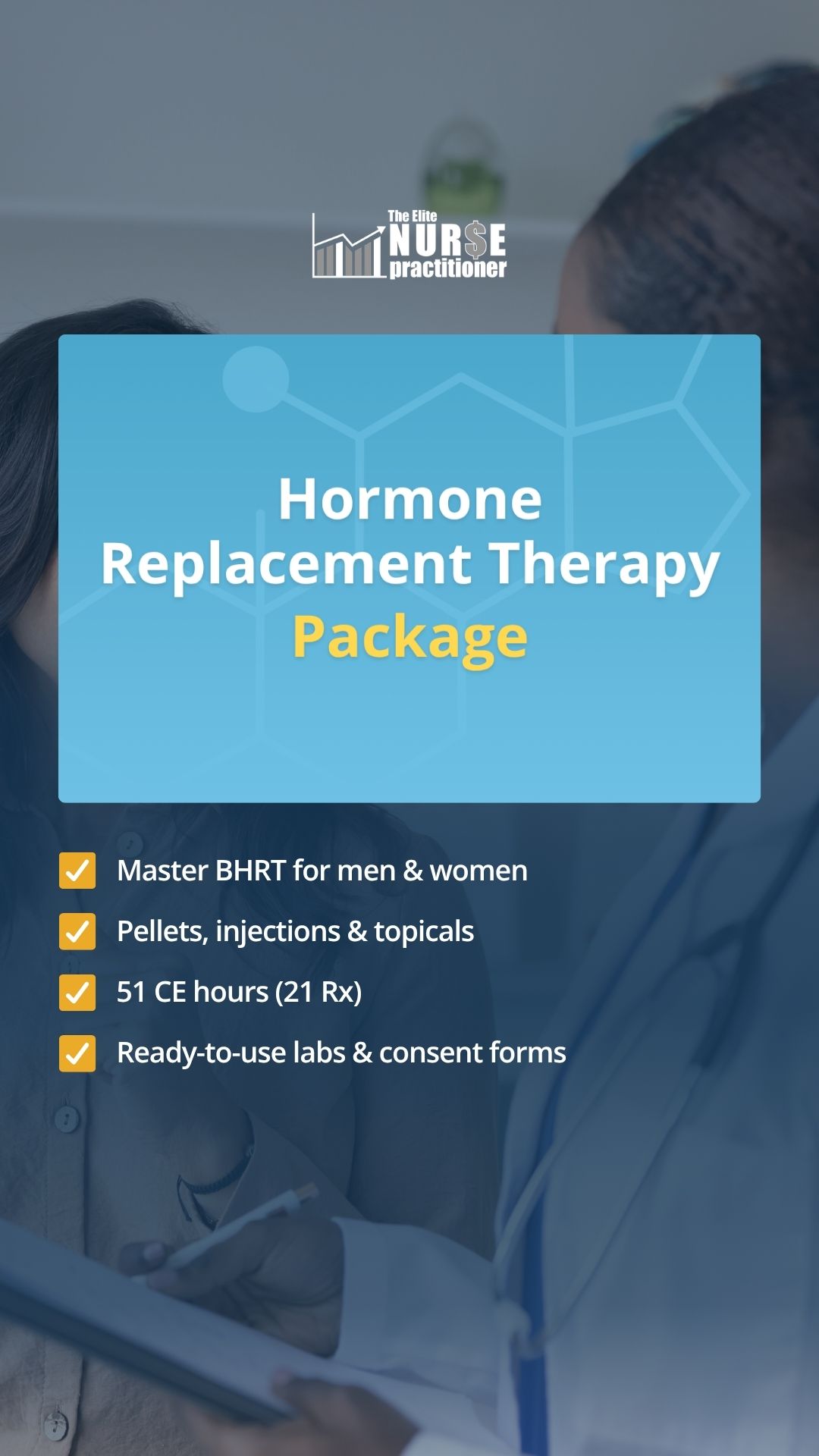 The Elite Nurse Practitioner Facebook ad