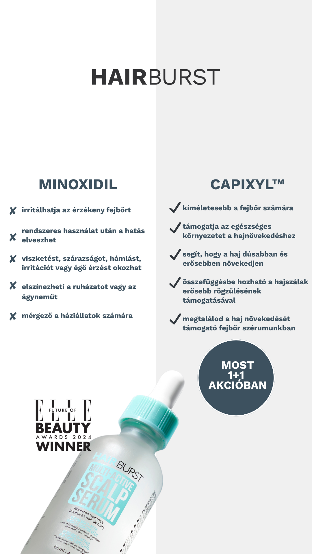Hairburst Hungary Facebook ad