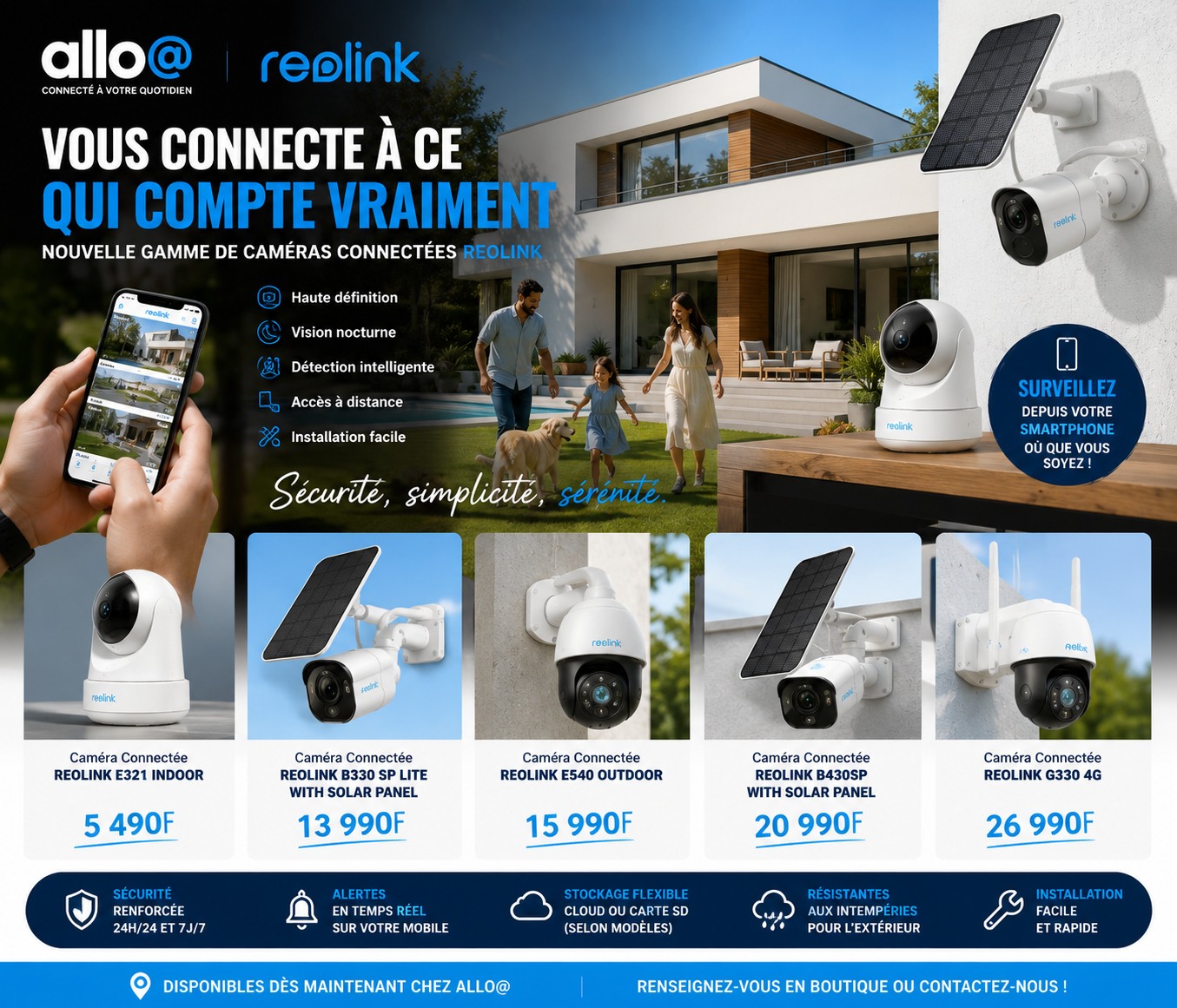 Alloa Tahiti Facebook ad: **Tout Nouveau! Tout Beau!