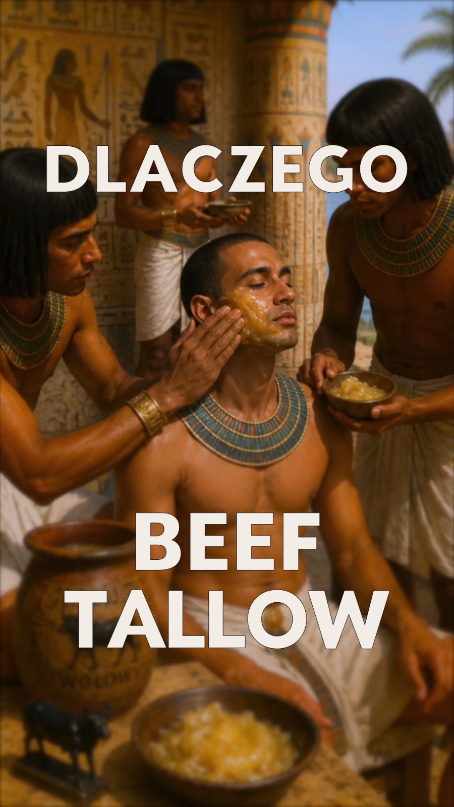 RAW. Tallow Skincare Facebook ad: Nigdy nie słyszałeś o łoju wołowym (beef tallow)…