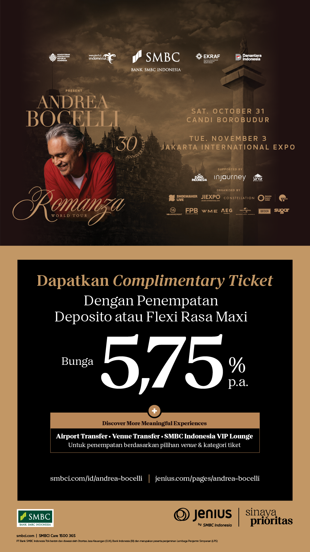SMBCI Facebook ad: Complimentary Ticket