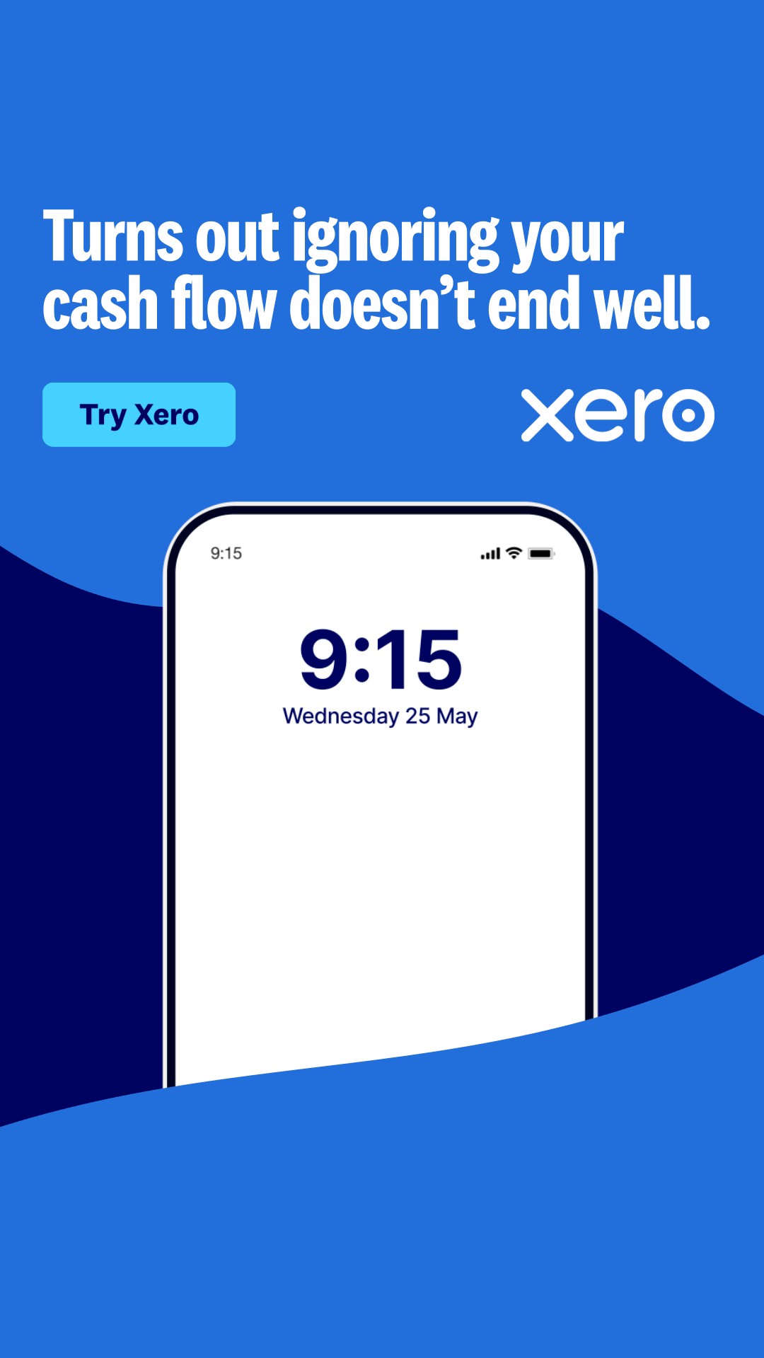 Xero Facebook ad from Aug 2, 2026