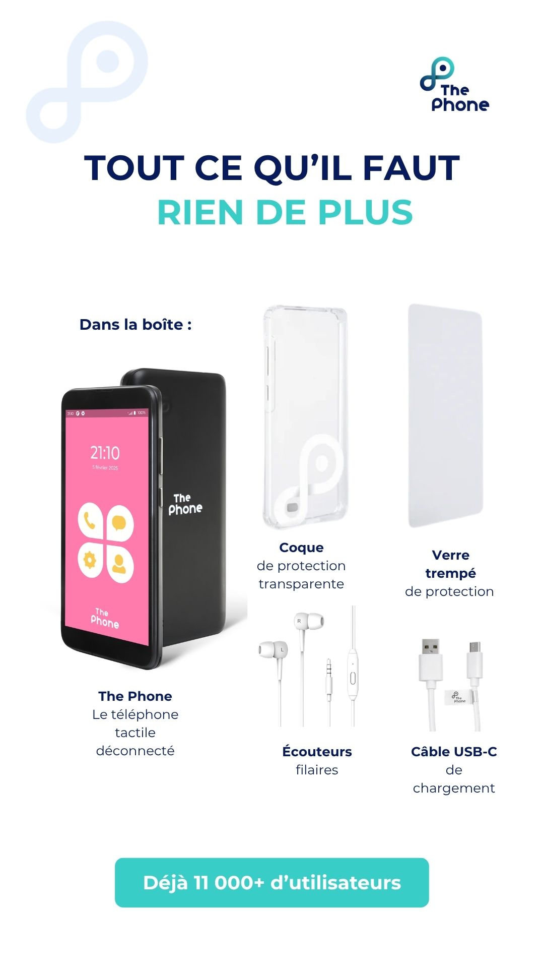ThePhone Facebook ad: Tout ce qu'il faut, rien de plus