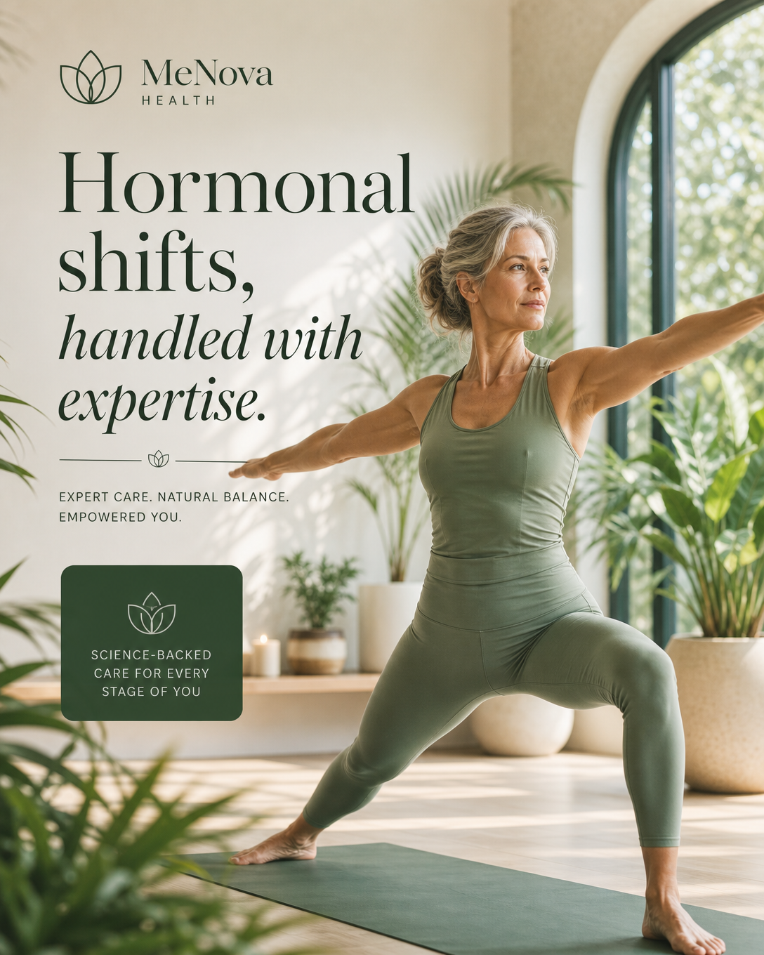 MeNova Health Facebook ad: Midlife weight gain you can’t explain?