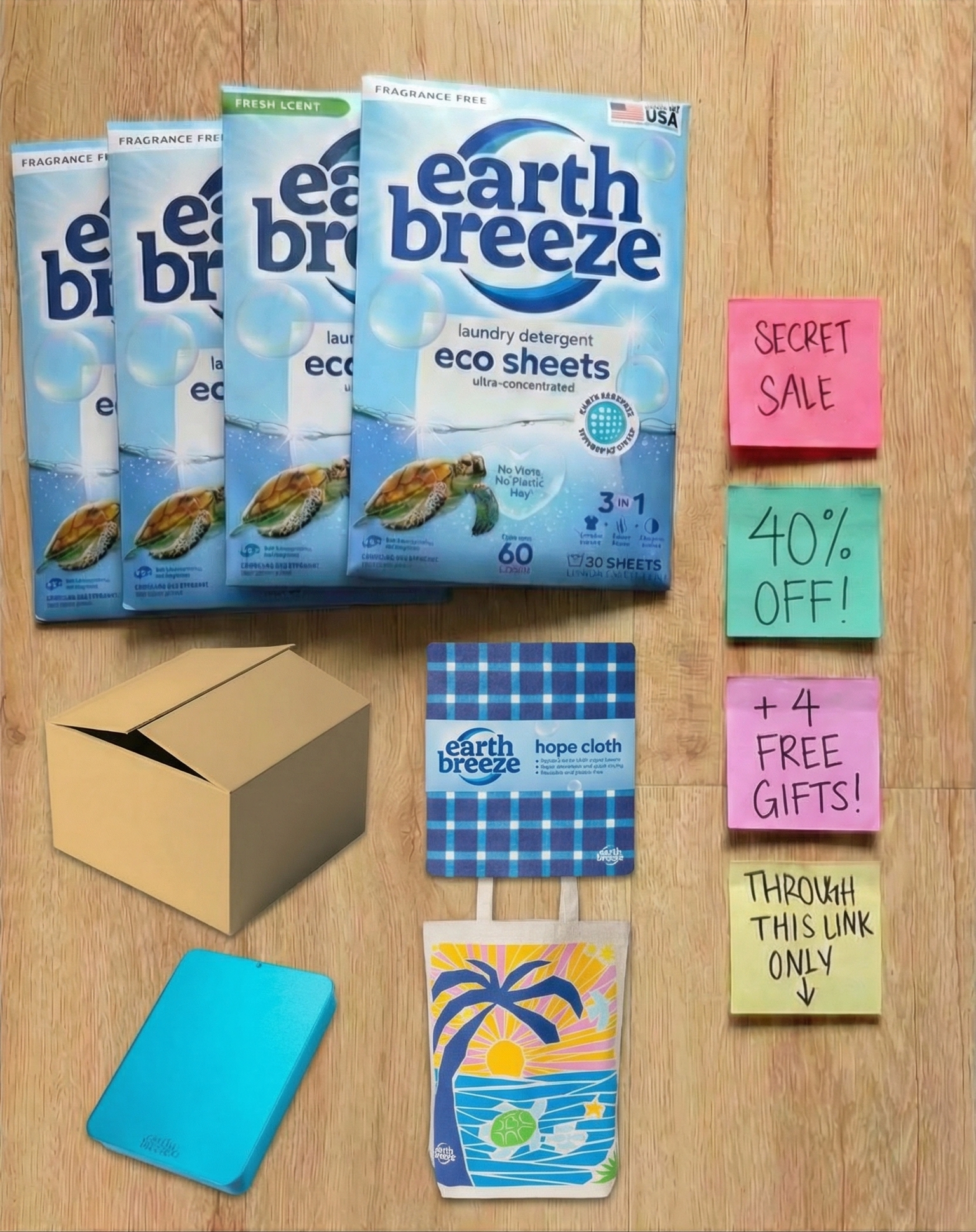 Earth Breeze Facebook ad