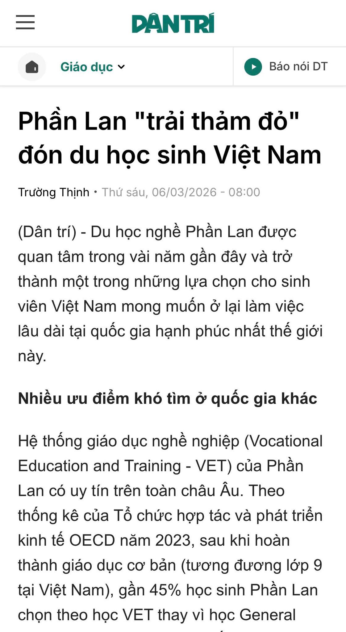 RAB Academy Phần Lan Facebook ad