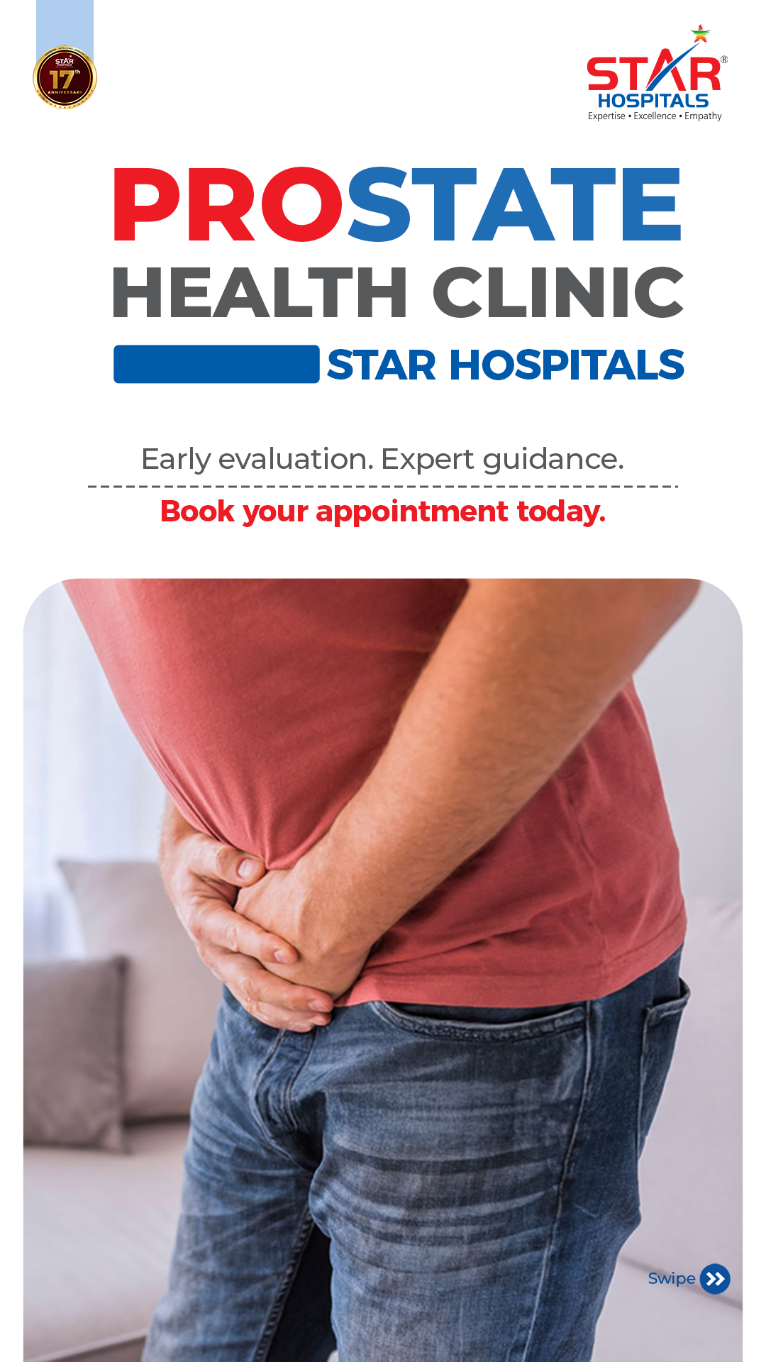 Star Hospitals Facebook ad: Frequent urination, weak urine flow, or difficulty emptying…