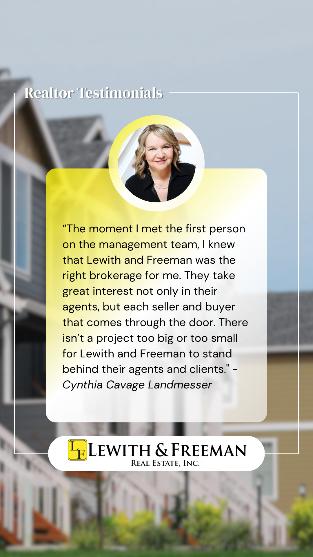Lewith & Freeman Real Estate Facebook ad