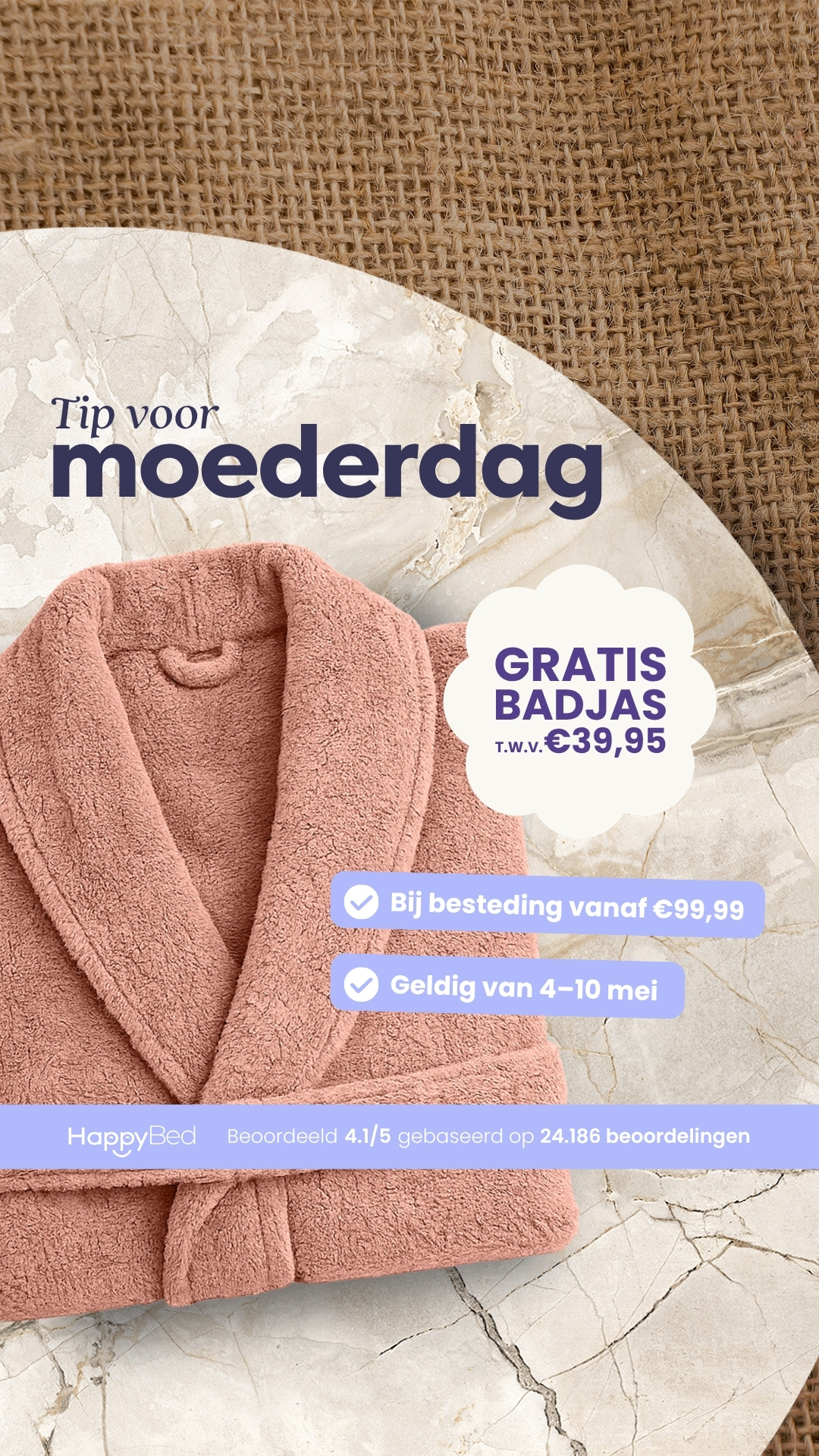 HappyBed Facebook ad