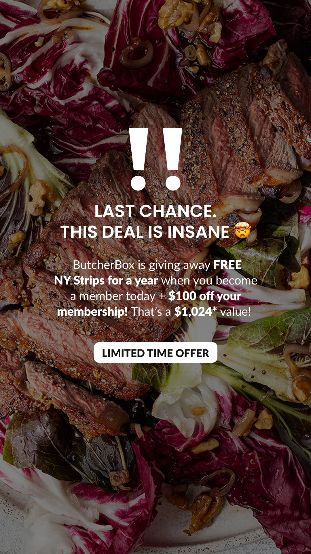 ButcherBox Facebook ad