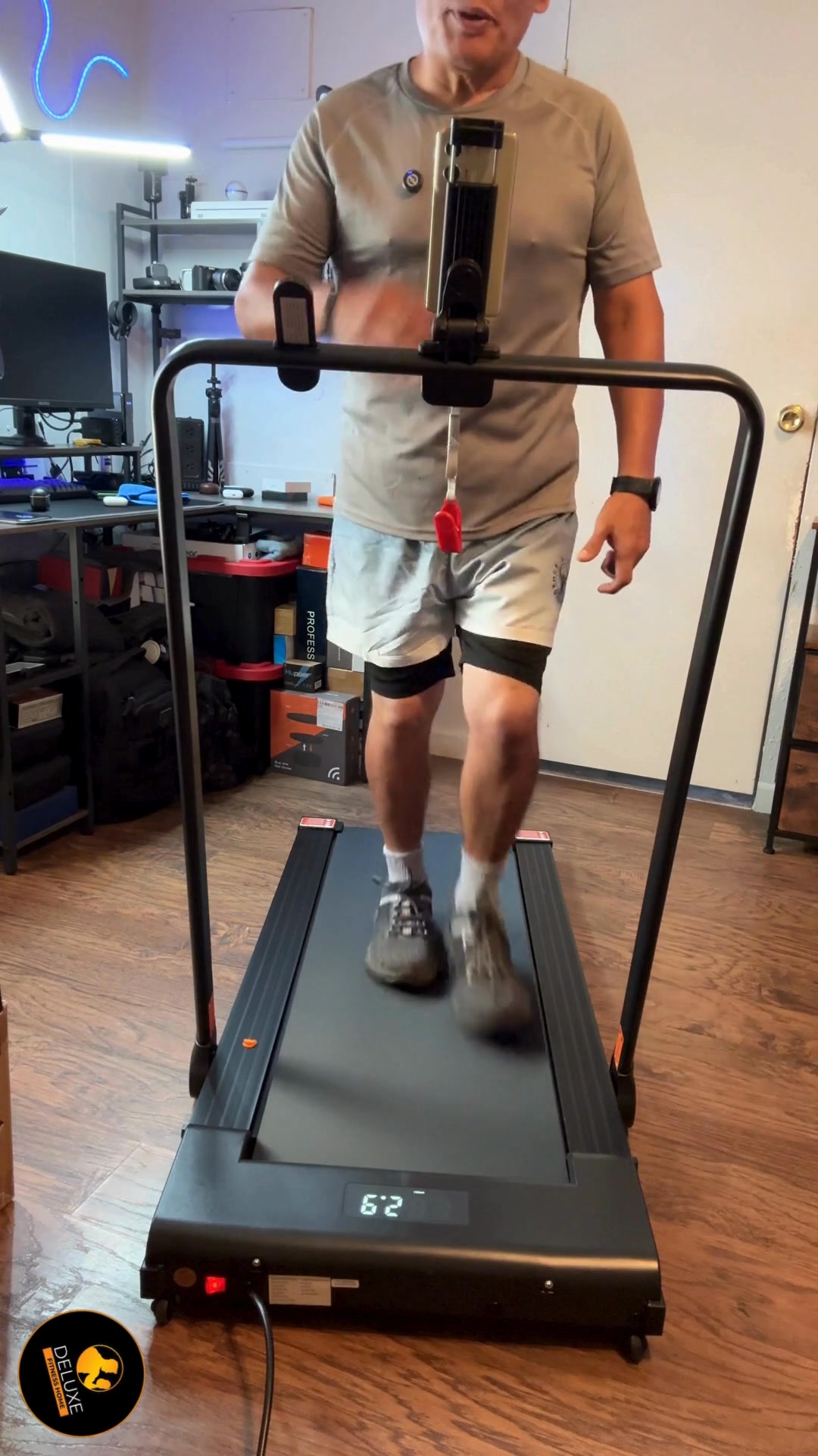 Fitness and Sport Store Facebook ad: Burn Calories Without Breaking Routine, Walk & Work Together