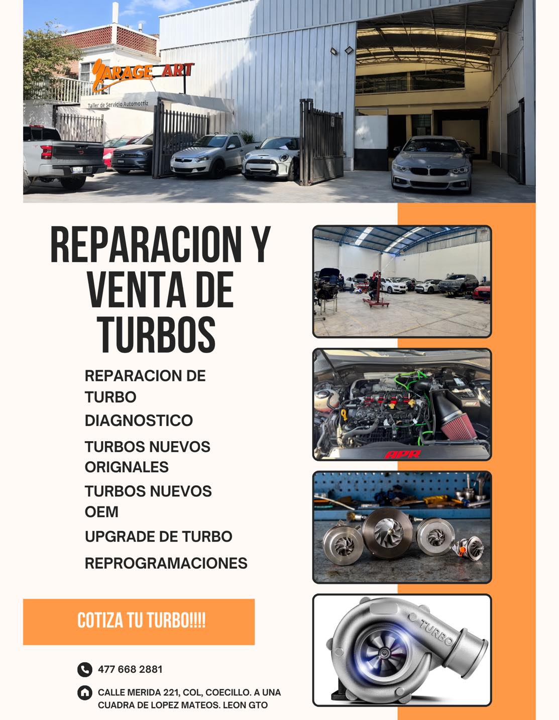Garage Art Motorsport Facebook ad