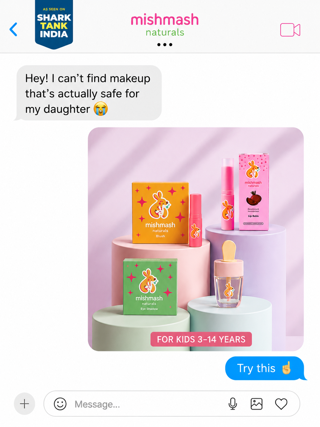 Mishmash Naturals  Facebook ad