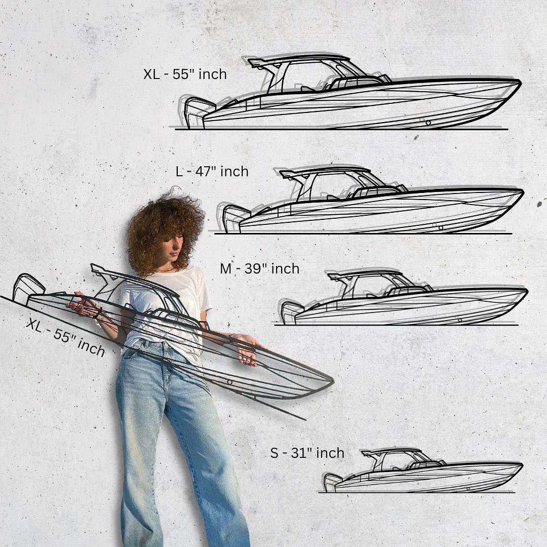 Ocean Silhouettes Facebook ad: Sizing: All sizes are measured by the longest…