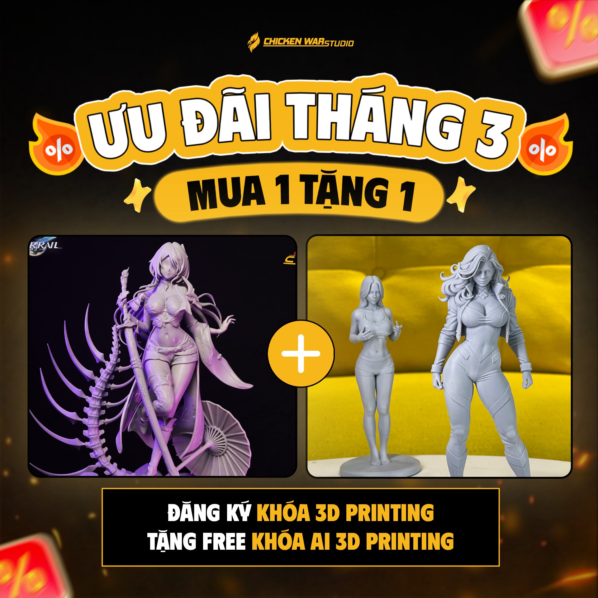 Chicken War Studio Facebook ad