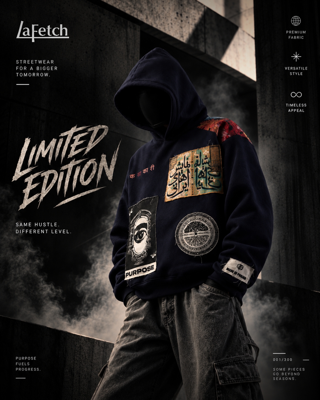 LaFetch Facebook ad: Not your average hoodie | Starting at ₹2000 | Up to 56% OFF