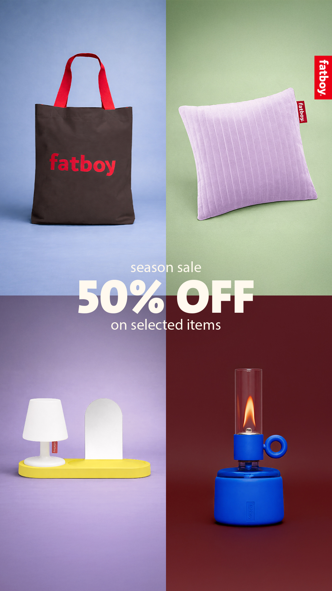 Fatboy the Original Facebook ad