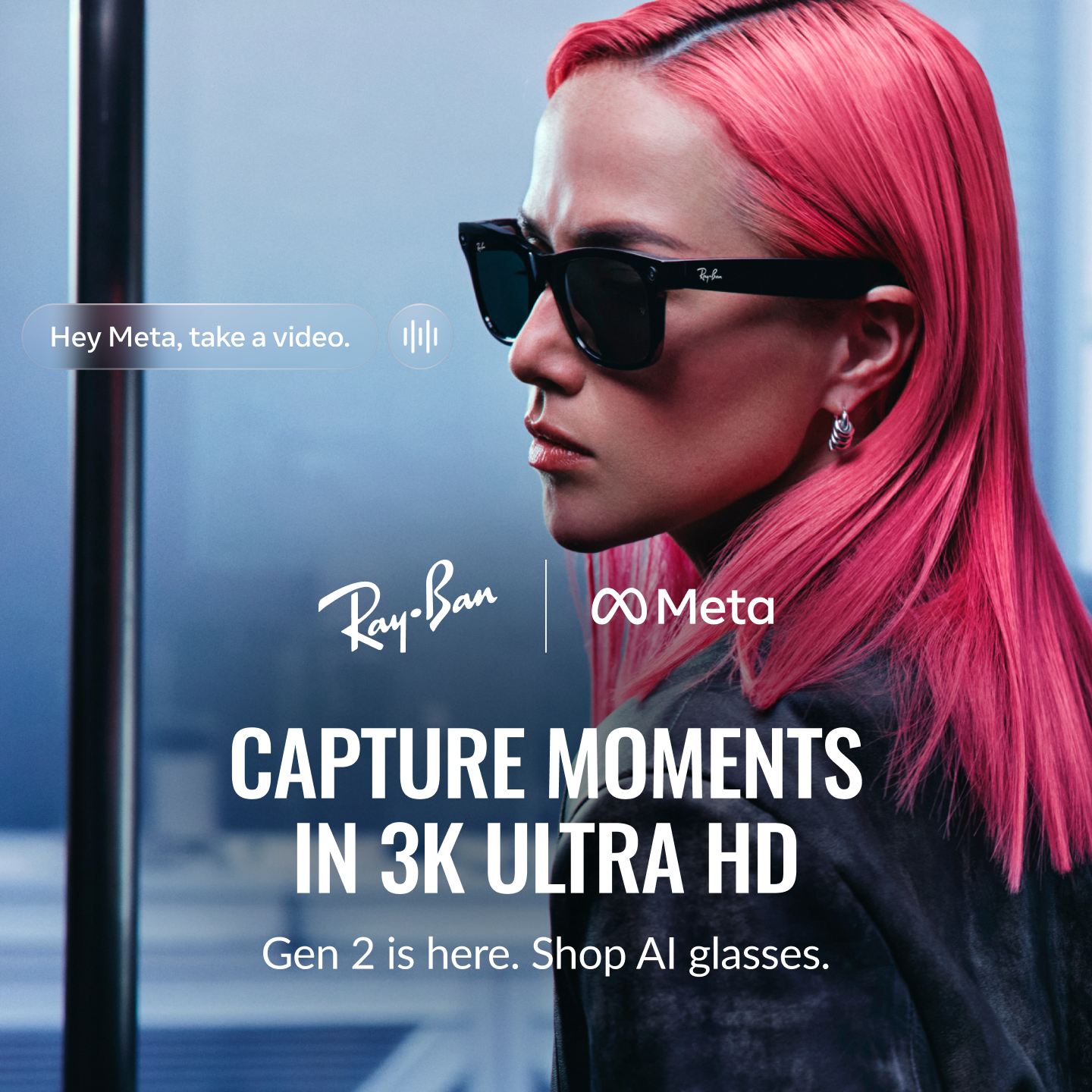 Ray-Ban Meta Facebook ad