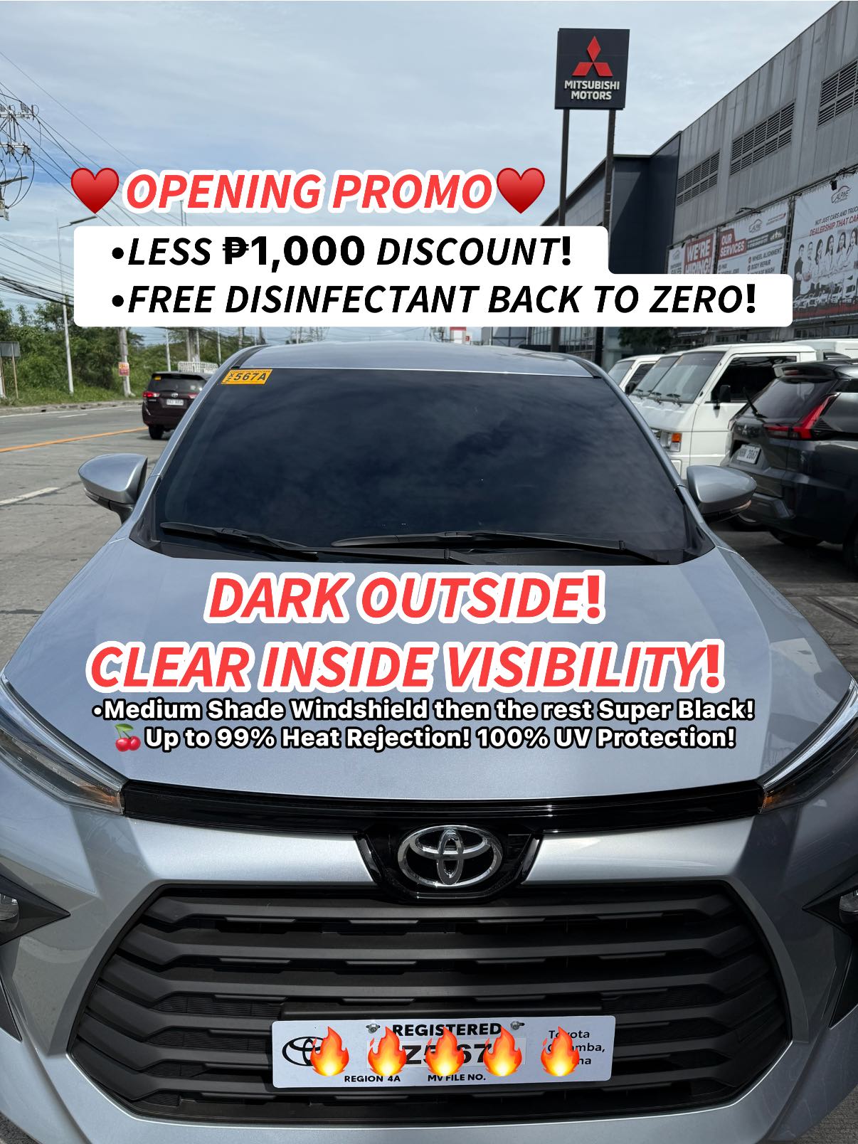 LADY SOUTH TINT & Car Accessories Imus Facebook ad: CAR TINT! CAR ACCESSORIES!