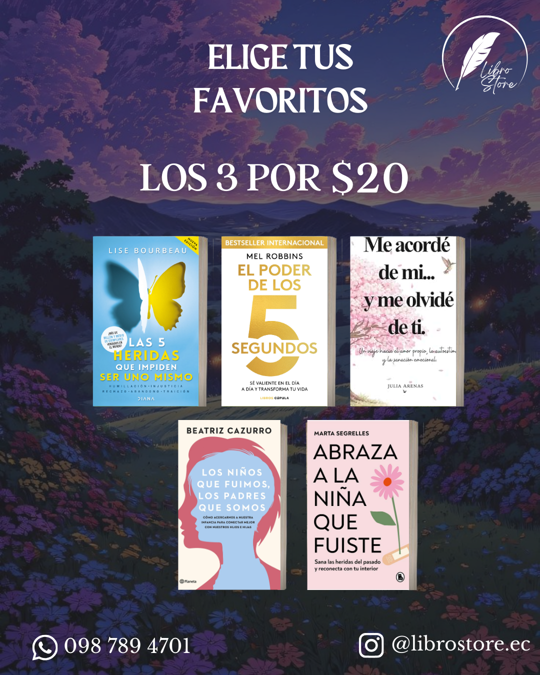 Libro Store Atahualpa Facebook ad: Adquiérelos aquí