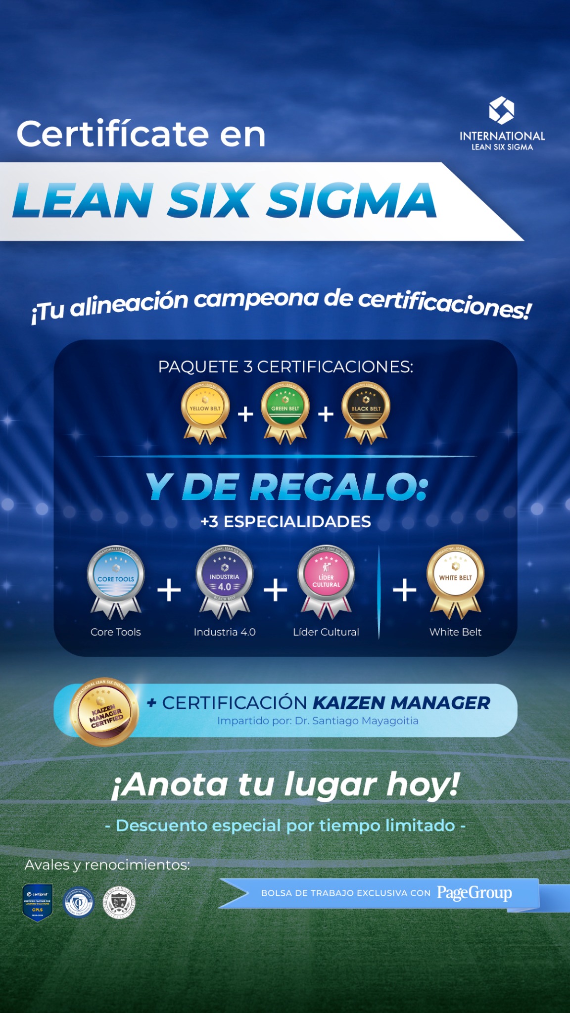 International Lean Six Sigma Facebook ad