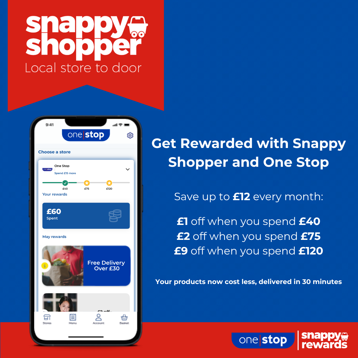 One Stop Facebook ad: Order online now