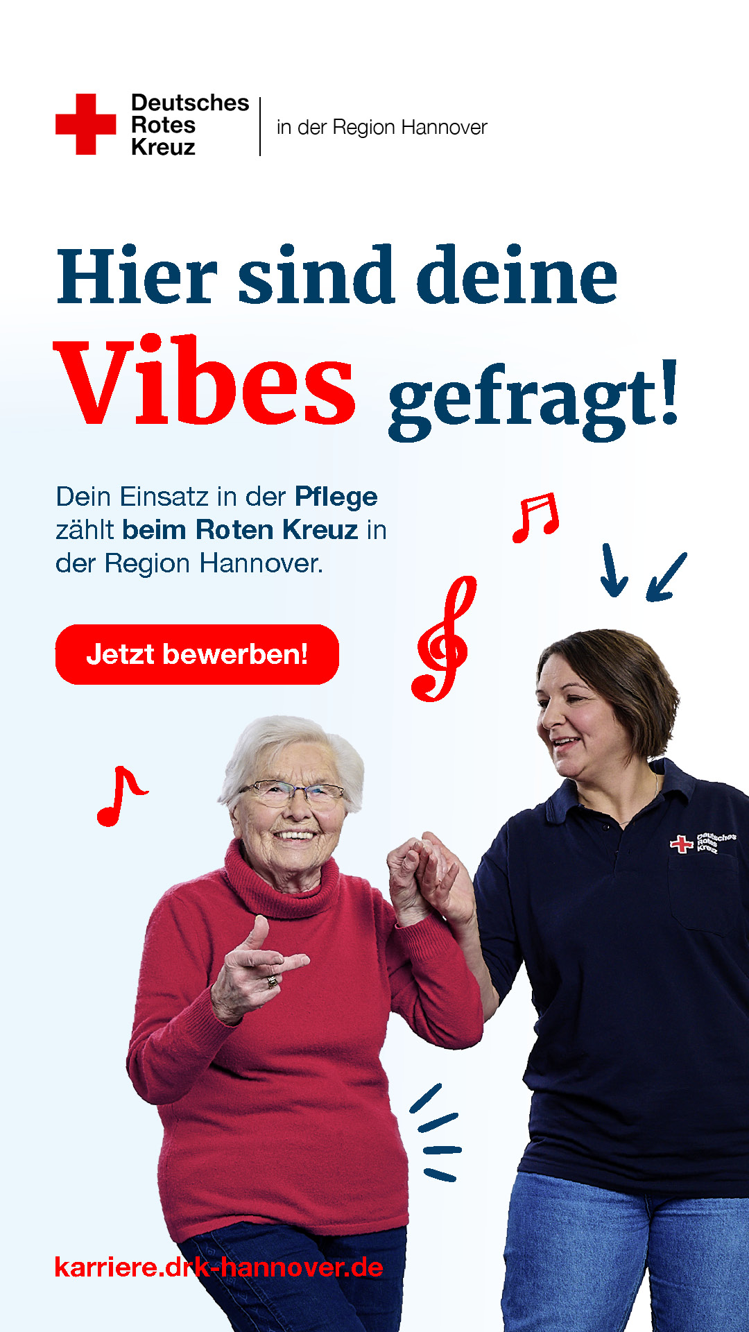 Karriere DRK Region Hannover Facebook ad from Mar 30, 2026