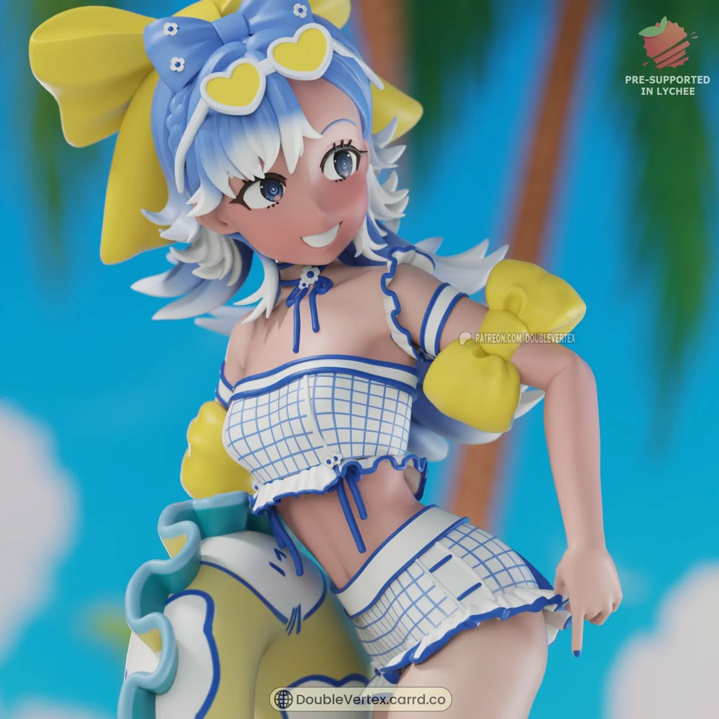 Double Vertex Studio Facebook ad: 3D Fanart: Kobo Kanaeru (Hololive ID)!