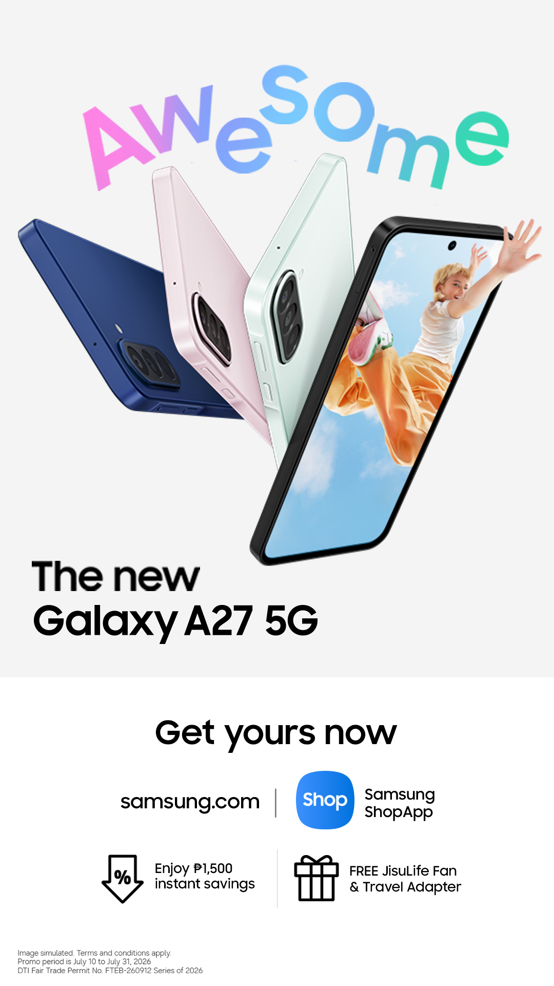 Samsung Facebook ad
