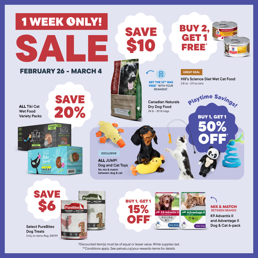 Pet Valu Facebook ad