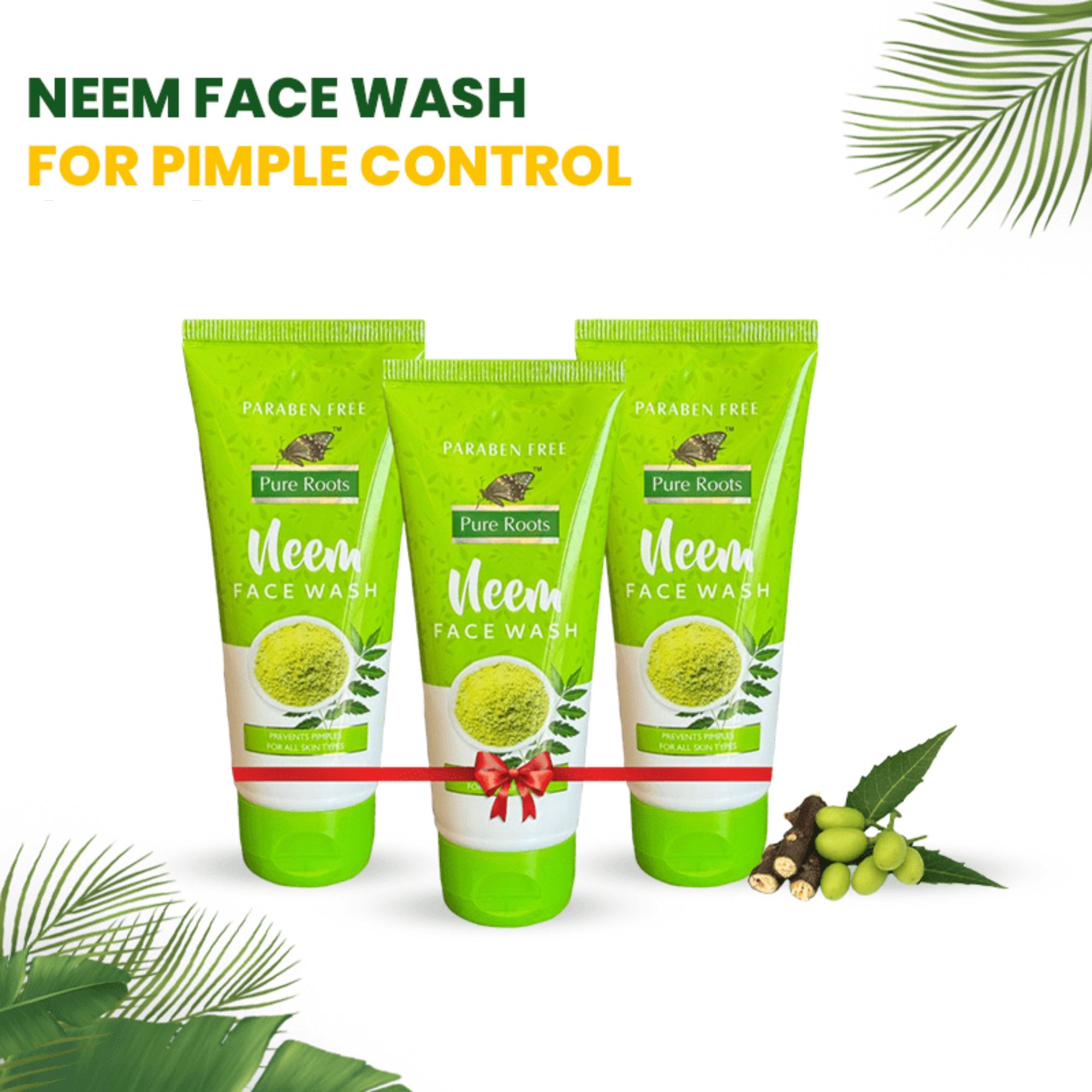 Pure Roots Herbals Facebook ad: Shop Herbal Care Essentials